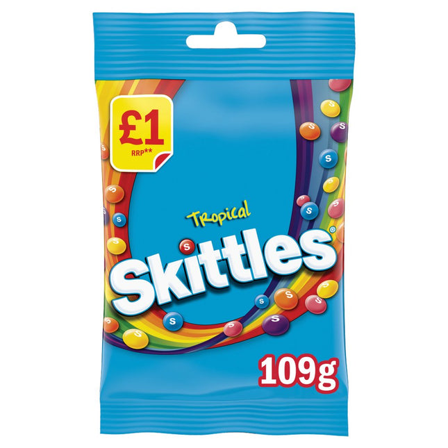 Skittles Tropical Sweets Treat Bag £1.00 PMP 109g