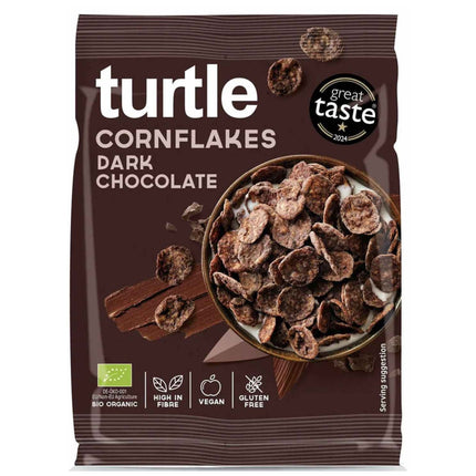 Turtle Chocolate Cornflakes Dark Mini Bio Gluten Free 40g