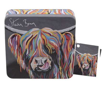 Gardiners Steven Brown Heather Mccoo Tin Of Vanilla Fudge 200g