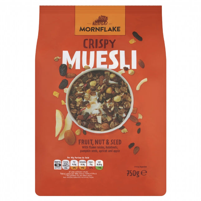 Mornflake Extra Crispy Fruit Nut & Seed  750g
