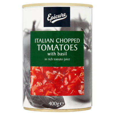 Epicure Italian Chopped Tomatoes with Basil 400G