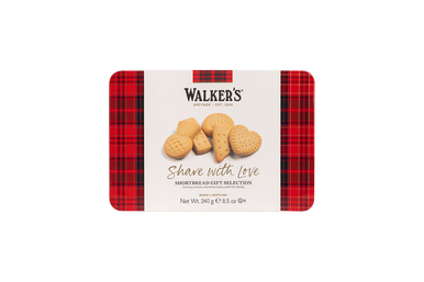 Walkers Share With Love Shortbread Tin 240g