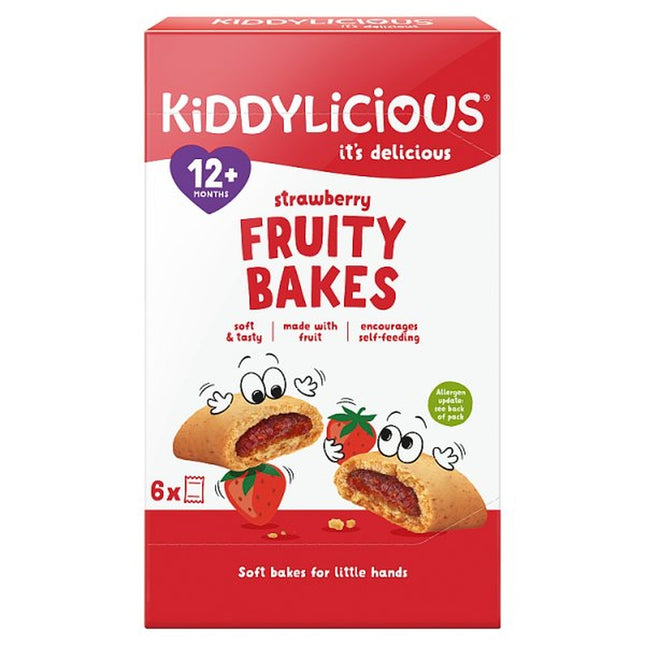 Klicious Kiddylicious Strawberry Fruity Bakes 6X22G