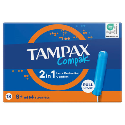Tampax Compak Super Plus 18ct SRP