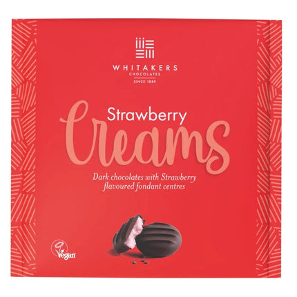 Whitakers Chocolate Strawberry Creams 75g