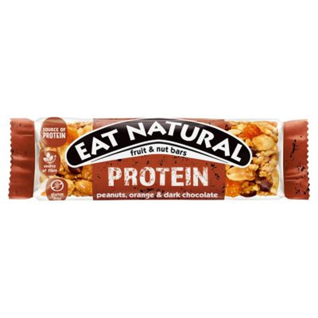 Eat Natural ENERGY PROTEIN CHOCOLATE ORANGE T1X12 40g