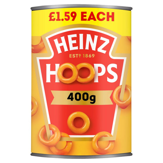 Heinz Hoops PMP £1.59 400g