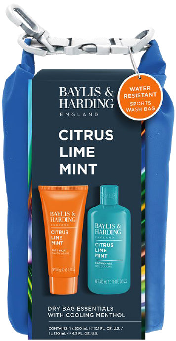 Citrus, Lime & Mint Men'S Dry Bag & Essentials Gift Set 610g