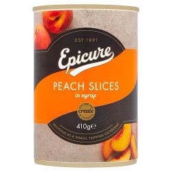 Epicure Peach Slices in Syrup 410G