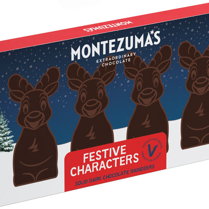 Montezumas Dark Chocolate Reindeers 60g