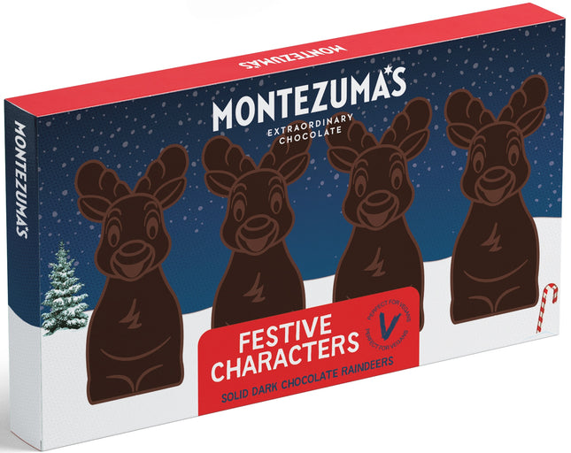 Montezumas Dark Chocolate Reindeers 60g