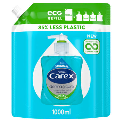 Carex Handwash DOY Eco Refill 1Ltr Original