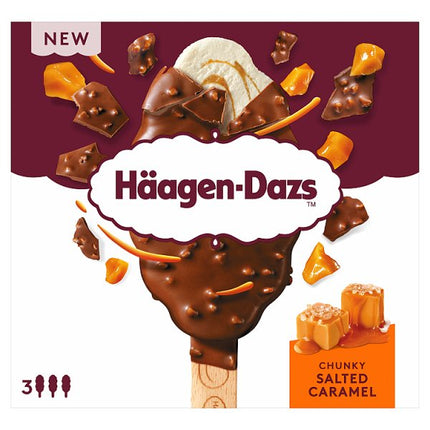 Haagen Dazs Salted Caramel Sticks 3 x 80ml