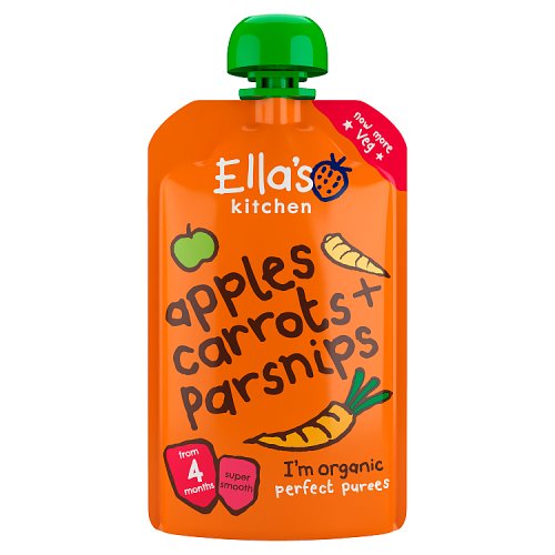 Ella's Kitchen S1 - Carrots Apples + Parsnip 120g