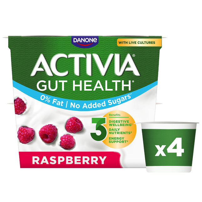 Danone Activia Raspberry 0% 4Pk 4X115G