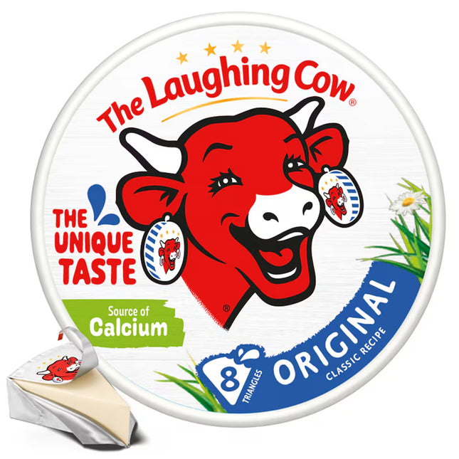 Laughing Cow Plain Triangles 8Pk 120g