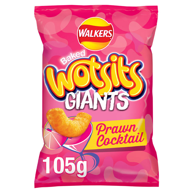Walkers Wotsits Giants Prawn Cocktail 105g