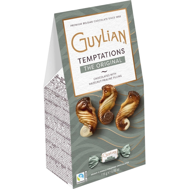Guylian Temptations twist wrapped praline filled sea horses 115g