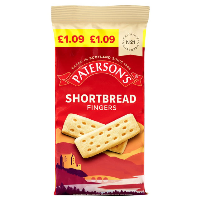 Paterson's Shortbread Fingers PMP £1.09 150g