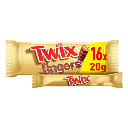 Twix Chocolate Biscuit Fingers Multipack 320g