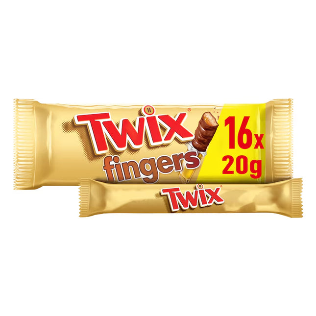 Twix Chocolate Biscuit Fingers Multipack 320g