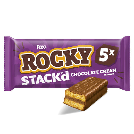 Fox's Rocky STACK'd Chocolate Cream 5pk 125g