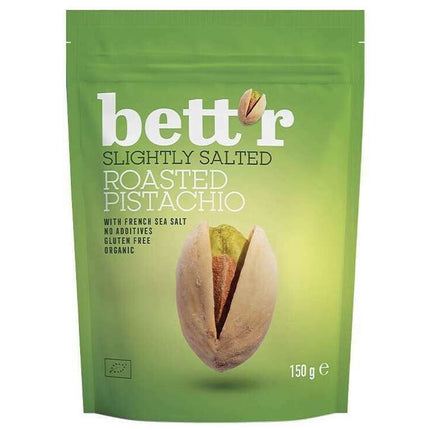 Bett'r Roasted Salted Pistachios 150G
