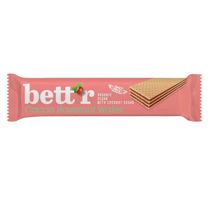 Bett'r Hazelnut And Cocoa Cream Wafer With No Added Sugar Set 2 (En, Hu, Cz, Ro, Bg) 30G