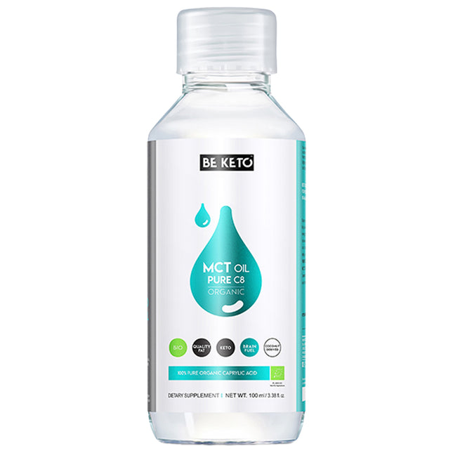 BeKeto Organic MCT Oil 100% C8 100ml