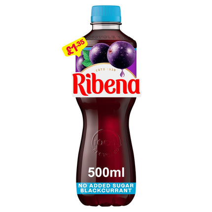 Ribena Blackcurrant Light PMP £1.35 500ML