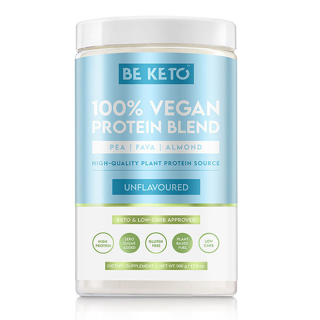 BeKeto 100% Vegan Protein Blend 500g