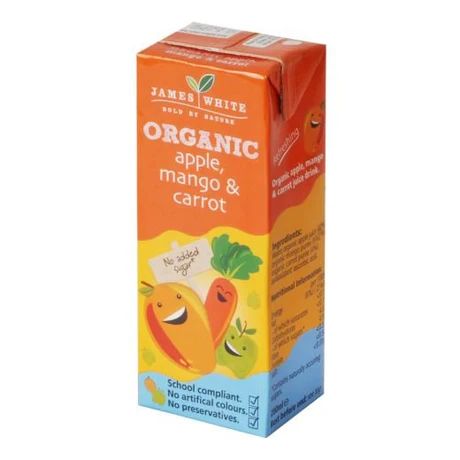 Organic Apple, Mango & Carrot 200ml