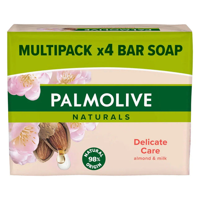 Palmolive Bar Soap 4x90gm Almond