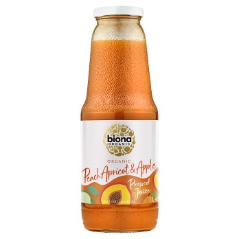 Biona Organic Peach, Apricot & Apple Juice Pressed 1L