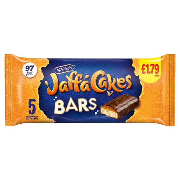 McVitie's Jaffa Original Cake Bar £1.79 PMP 5 Pack 131g