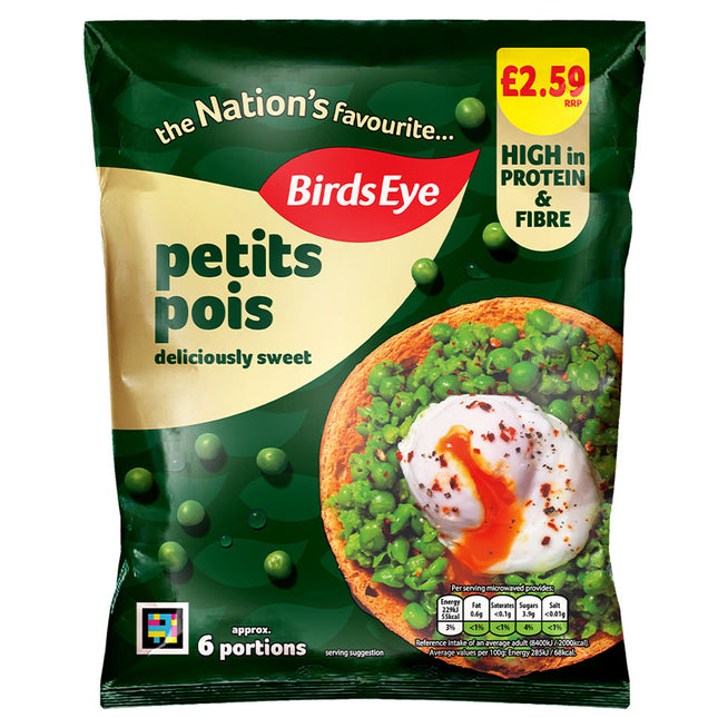 Birds Eye Petit Pois PMP £2.59 545G