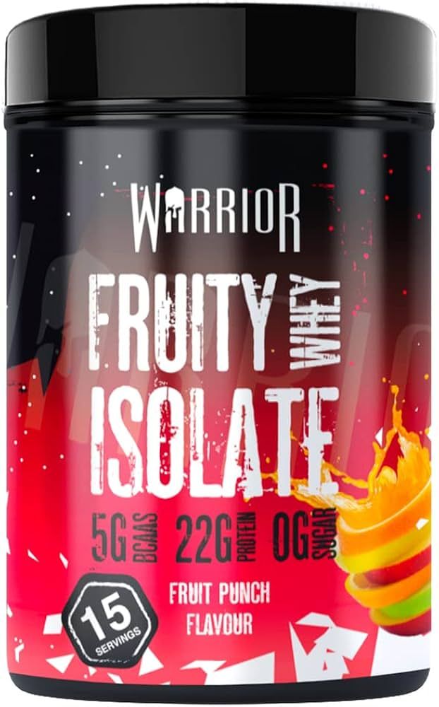 Warrior Whey Isolate Powder Fruit Punch 375g
