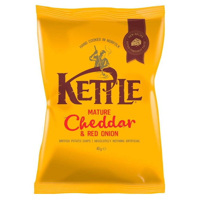 Kettle Mature Cheddar & Red Onion 40g