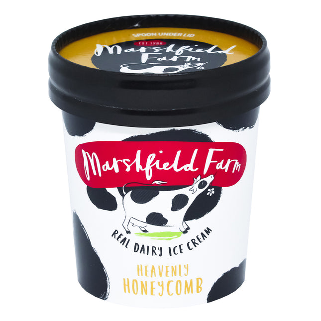 Marshfield Farm Real Dairy Ice Cream Heavenly Honeycomb 125ml