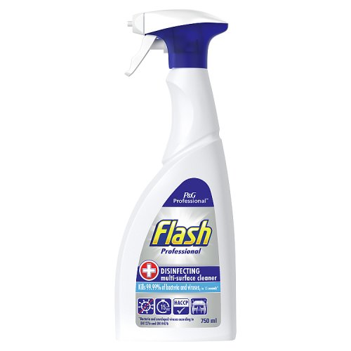 Flash Professional Disinfectant Multi Surface Spray 6x750ml