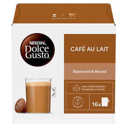 Nescafe Dolce Gusto Café Au Lait 16 Capsules 160g