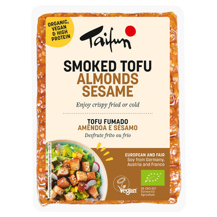 Taifun Almond Sesame Tofu Smoked Marinated Organic 200g