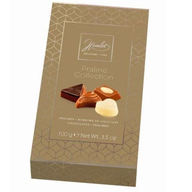 Hamlet Praline Collection gold box of assorted chocolates 100g