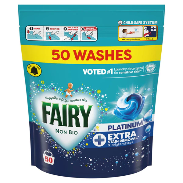 Fairy Non-Bio Platinum+ Pods 50ct