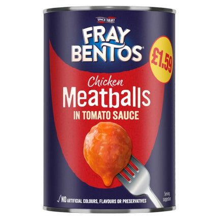 Fray Bentos Pmp £1.59 Meatballs Tomato Sauce