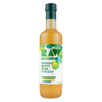 Raw White Wine Vinegar With The Mother Organic 500ml