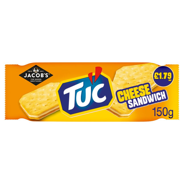 Jacob's TUC Sandwich Original Snack Crackers PMP £1.79 150g