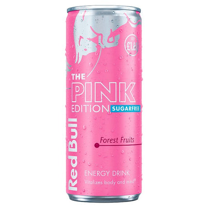 Red Bull Sugar Free Pink 250ml