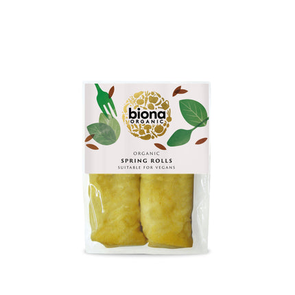 Biona Organic Spring Rolls With A Hint Of Ginger 220g