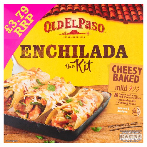 Old El Paso Enchilada Kit 4X663G £3.79 Pmp